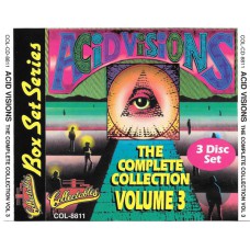 Various ACID VISIONS: THE COMPLETE COLLECTION, VOL.3 (Collectables COL-CD-8811) USA 60's 3CD-Set ( Folk Rock, Garage Rock, Psychedelic Rock)  Folk Rock, Garage Rock, Psychedelic Rock